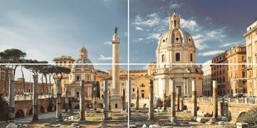 Вставка Цезарь D3 панно из 4-х плиток