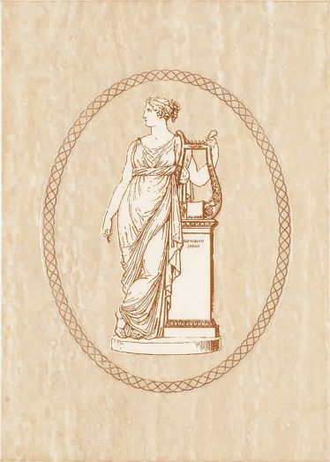 Вставка Травертин арфа D1