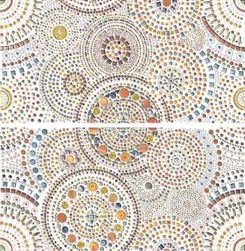 Вставка Арагон D панно из 2-х плиток